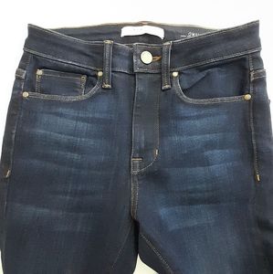 Fidelity Denim Gwen Bali Blue High Rise Skinny Size 24 Waist 26